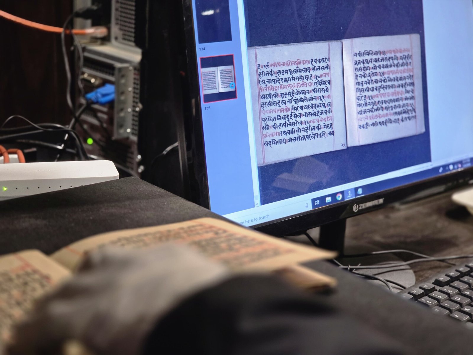 Manuscript digitisation under Gyan Bharatam